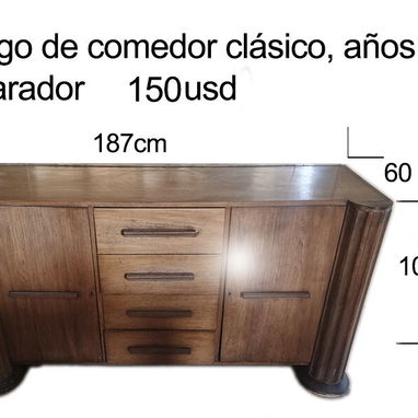 Juego de comedor antiguo en venta - Img 127062343