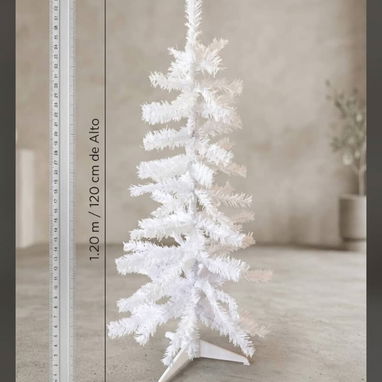 ✅Árbol 🌲 de Navidad blanco 🤍  ✅Medidas : 1.20 cm de alto  ✅Con base plástica  💰Precio : 20 USD F - 2/2