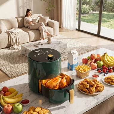 🍟✨ Freidora de Aire 1300 W — Cocina rápido, fácil y delicioso - 2/3