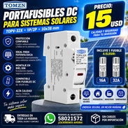 PORTAFUSIBLE DC PARA SISTEMAS SOLARES – TOMZN TOPV-32X - Img 57350931