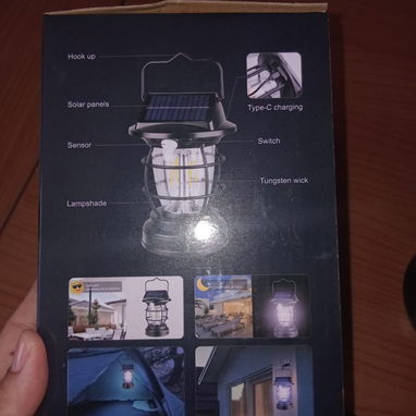💡 LAMPARA ☀️ SOLAR ESTILO FAROL CON SENSOR DE MOVIMIENTO. MENSAJERÍA CON FACTURA Y GARANTÍA. TL 54833699 - Img 125839827