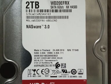 Disco interno Western Digital 2TB Red NASware como nuevo - Img main-image