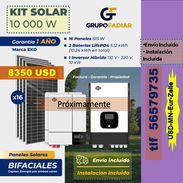 KIT SOLAR 10000W tlf 56579735 / (USD-MN-Eur-Zelle)/Envío Incluido / Instalación Incluida / Garantía 1 Año - Img 54280462