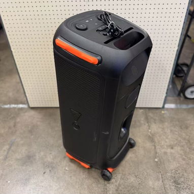 Altavoz Bluetooth portátil JBL PartyBox 310 negro, refuerzo de graves, ruedas, asa - 6/6