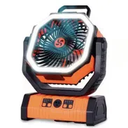 Ventilador recargable F6 20000 mAh con linterna led - Img 55389934