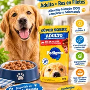 Sobres de comida húmeda 150g para perros adultos - Img 57602769