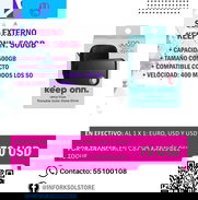 SSD Externo Keep Onn. | Engomado | 500GB | Nuevo | 70 USD - Img 48283764