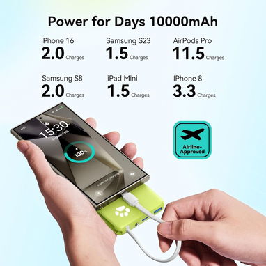 🔋⚡ Power Bank INIU 10000mAh 45W Con Cable USB-C Integrado Ultra Compacto EnvĂo Disponible* + GarantĂa** - Img 110409986
