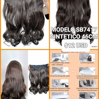 💖✨ ¡EXTENSIONES DE CABELLO NATURAL DE CLIPS! ✨💖 - 5/9
