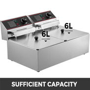 Freidora electrica dos depósitos de 6 litros oferta solo x hoy - Img 57342816