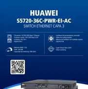 🔌 Switch Huawei S5720-36C-PWR-EI-AC – Conectividad inteligente con PoE ⚙️ - Img 49886149