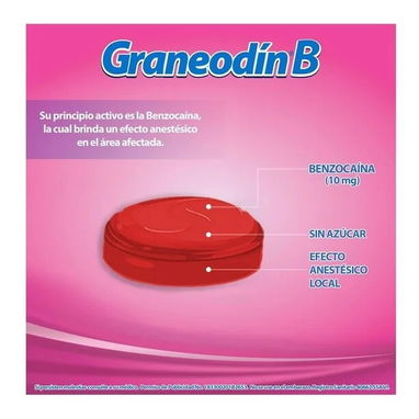Benzocaína en pastillas para el dolor de garganta inflamación inrritacion Antiflamatorio - Img 118653795