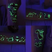Tatuajes temporales de dinosaurios luminosos | Con garantรญa | videojuegoshabana.com - Img 55783729