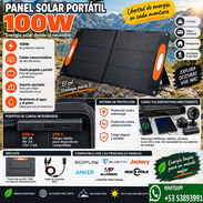 Panel Solar Portátil 100W PARA TODOS LOS TIPO DE ESTACION DE ENERGIA - Img 58144886