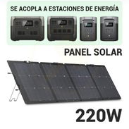 Panel Solar Portátil ECOFLOW 220W, Plegable - Img 55660785