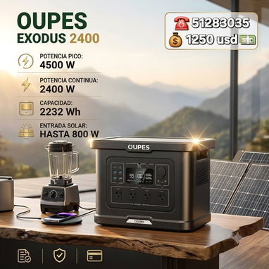 GANGA , VENDO ECOFLOW DELTA 3 MAX y OUPES 2400W NUEVA EN CAJA , EN SOLO 1250 USD , 51283035 - Img 127672881