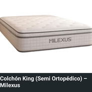 *Colchón King (Semi Ortopédico) – Milexus* Especificaciones técnicas generales del colchón: - Marca: Milexus - Estructu - Img 55978791