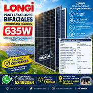 Paneles solares marca Longi 635W y Waare 615W contáctenos al 53492054 estamos en Mayabeque venta por unidad y cantidad - Img 58119480