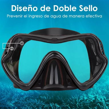 Careta y Snorkel, 2 modelos/ para Snorkeling o buceo p adultos - Img 101456796