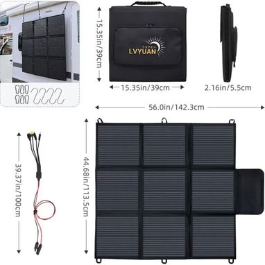 LVYUAN 400W Panel solar portátil - 8/10