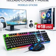 GTX350. TECLADO C/CABLE + MOUSE 📦.  Factura + Garantía - Img 55152047