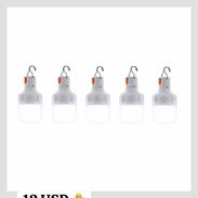 5 FOCO LED RECARGABLE POR USB 10 W COMBO - Img 56995813