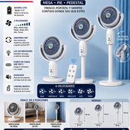 Ventiladores recargables 3 en 1 - Img 55969655