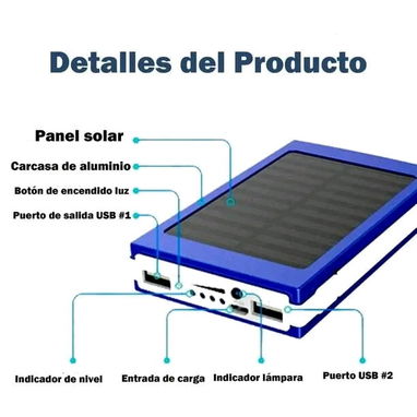 El producto es un banco de energía solar portátil utilizado. - Img 115926884