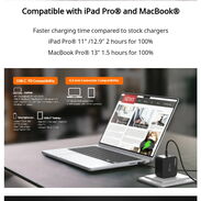 Se vende cargador de laptop compatible con MacBook y Ipad - Img 45277487