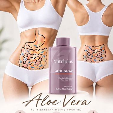 Aloe Glow Nutriplus de FARMASI. Favorece una digestión saludable y un microbioma intestinal equilibrado. - 2/3