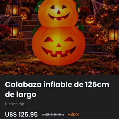 INFLABLES DE HALLOWEEN 🎃 PARA DECORAR CASAS,NEGOCIOS Y EVENTOS - 9/10