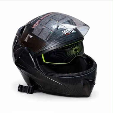 Casco integral de fibra de carbono - 2/2