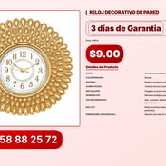 RELOJ DECORATIVO DE PARED VPT#-0092 - Img 56824819