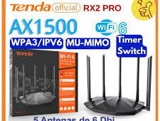 @/ Router Tenda RX2 Pro Gigabit Wi-Fi 6 AX1500 Sellado 50996463 - Img main-image-45736631