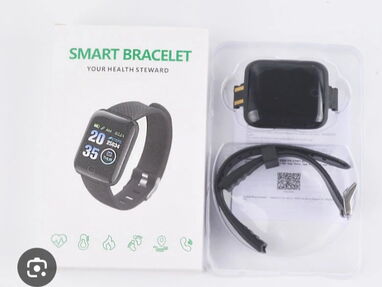 SMART   BRACELEET relojes inteligentes nuevos en su caja 📦 colores 🌈 blancos y rosados - Img 64249621