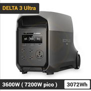 Ecoflow DELTA 3 Ultra con 3072Wh, 3600W - Pico 7200W, Carga Rápida y Batería LiFePO Estación de Energía Portátil 🔶 - Img 58066049