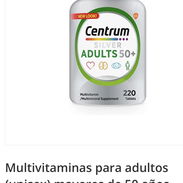Multivitaminas para adultos (unisex) mayores de 50 años Centrum 220 tab 31 - Img 54621983