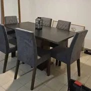 JUEGO DE COMEDOR / MODERNO / NUEVO / CON SUS 6 SILLAS ORIGINALES / COCINA COMEDOR / - Img 50788779