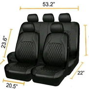 Oferton Juego de cubiertas de asiento de automóvil de 9 piezas que incluye 2 cubiertas de asiento delanteras Mejor - Img 56209897
