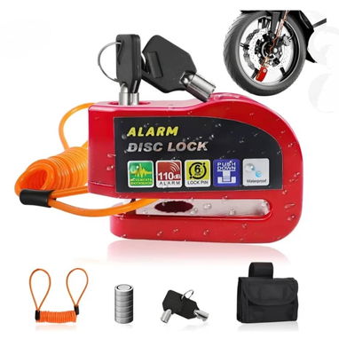 Candados para motos, rejas o portones con ALARMA - 2/2