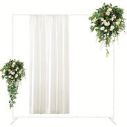Arco blanco metálico desmontable para eventos - Img 56679478