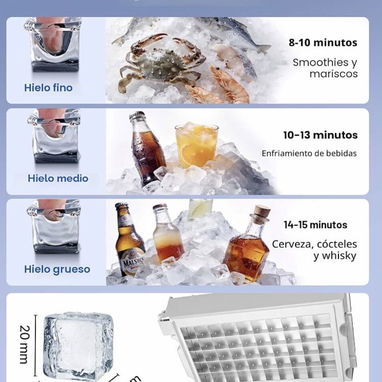 MAQUINA DE HIELO VEVOR 70 KG - Img 126836391