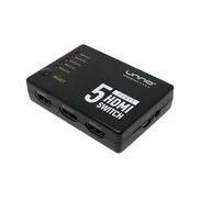 Switch Unno Tekno HDMI 4K 60Hz 5 Puertos Con Control Remoto Dolby DTS HDCP 2.2 Plug & Play Para Consolas y TV - Img 53077041