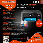 📝 EPSON 📝 IMPRESORA ECOTANK ET-2870. MENSAJERÍA CON FACTURA Y GARANTÍA. TLF 54833699 - Img 52348943