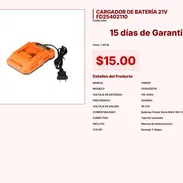 Cargador de batería 21V para el taller con envío rápido hoy mismo VPT#-0070 - Img 55250554