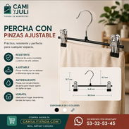 🛍️ Percheros con ganchos en los bordes ideal para pantalones - Img 57250198