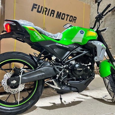 MOTO DEPORTIVA DE COMBUSTIÓN FURIA PRO DE 250 CC y autonomía DE 30 KM/h 🏍️ - 6/10