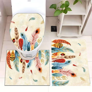 Alfombra lisa set de 3 piezas. 6800 cup - Img 117619399