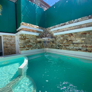 J Casa de renta con piscina y respaldo energético en Guanabo (5 hab) (12 personas). House for rent. GUA-005 - 8/10