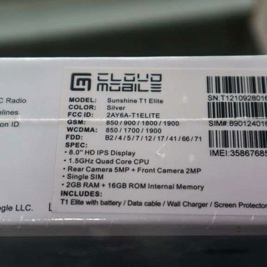 ⭐TABLET SUNSHINE T1 ELITE, 2GB RAM, 16GB ALMACENAMIENTO, DOY GARANTIA. SIM 4G (NO SE SI FUNCIONA CON ETECSA) - Img 102780078